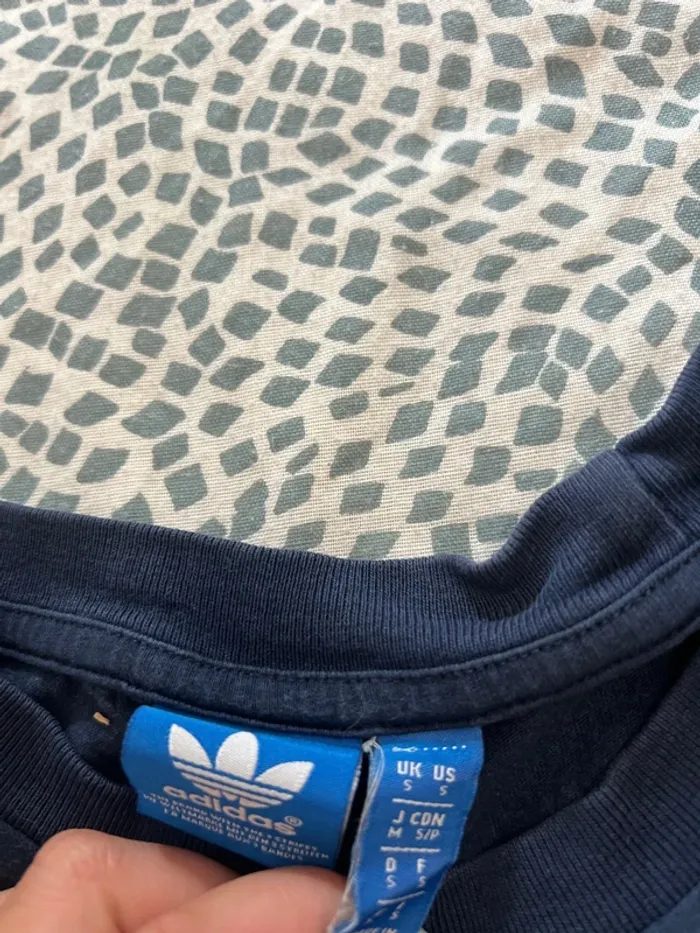 Tee shirt Adidas bleu taille S - photo numéro 3