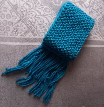 Très belle Écharpe bleu Pia Rossini