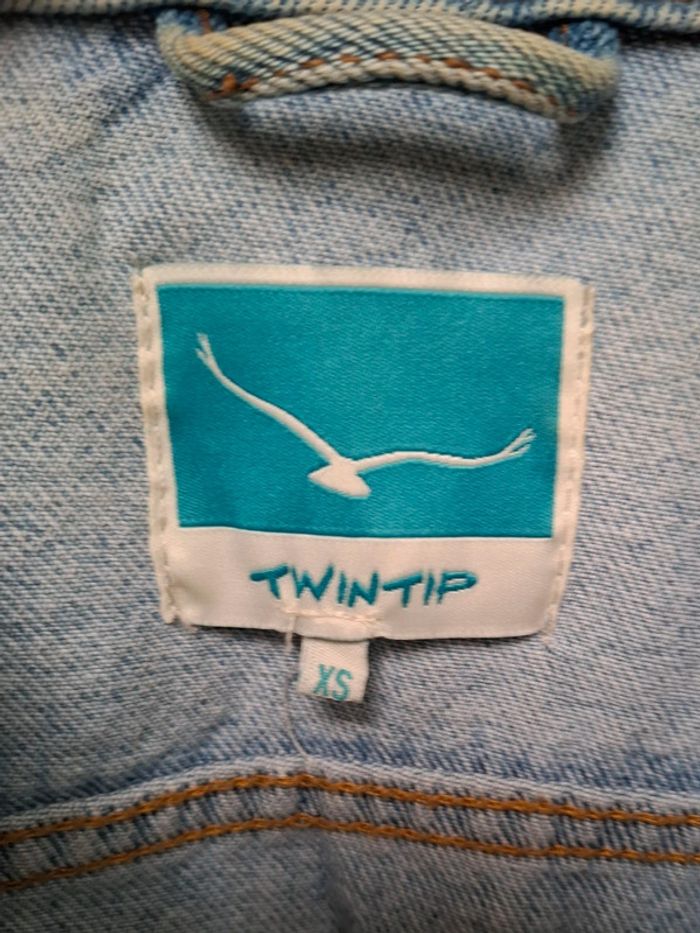 Veste en jean bleu clair taille Xs twintip oversize - photo numéro 8