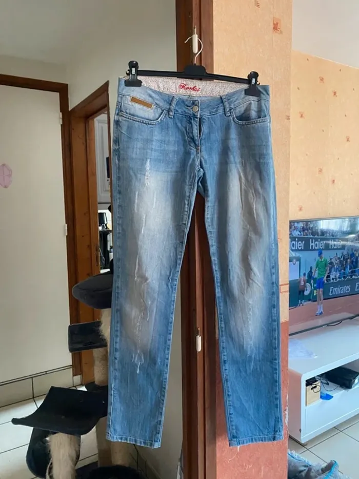 👖 Jean droit femme Kookaï - Taille 40/L - Très bon état ! - photo numéro 2