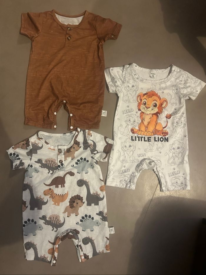 Combishort bébé garçon