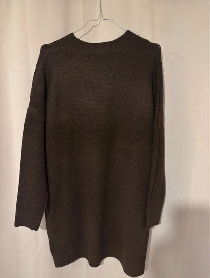 Robe pull marron - photo numéro 2