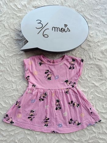 Robe été Fille 3/6 mois Minnie Disney at Primark 100% coton
