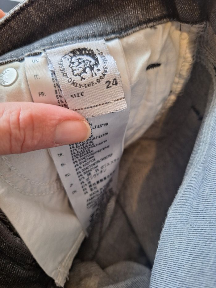 Jean diesel slim gris - photo numéro 4