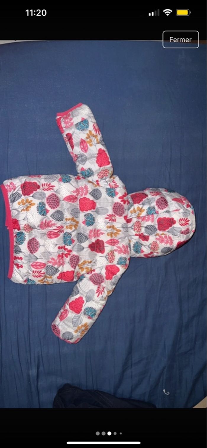 Doudoune bébé fille 6 mois - photo numéro 3