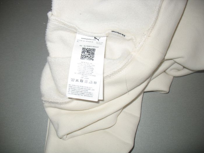 JOGGING 2 PCS : SWEAT SHIRT + PANTALON ÉCRU "PUMA" - TAILLE L - n°01 - photo numéro 4