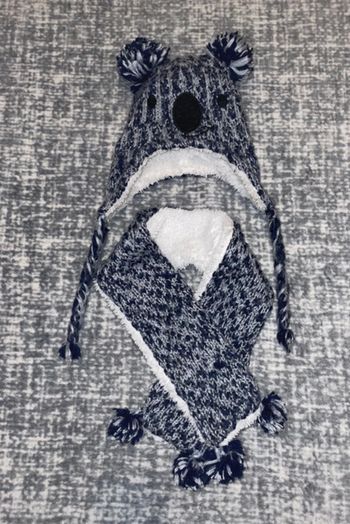 Ensemble bonnet écharpe