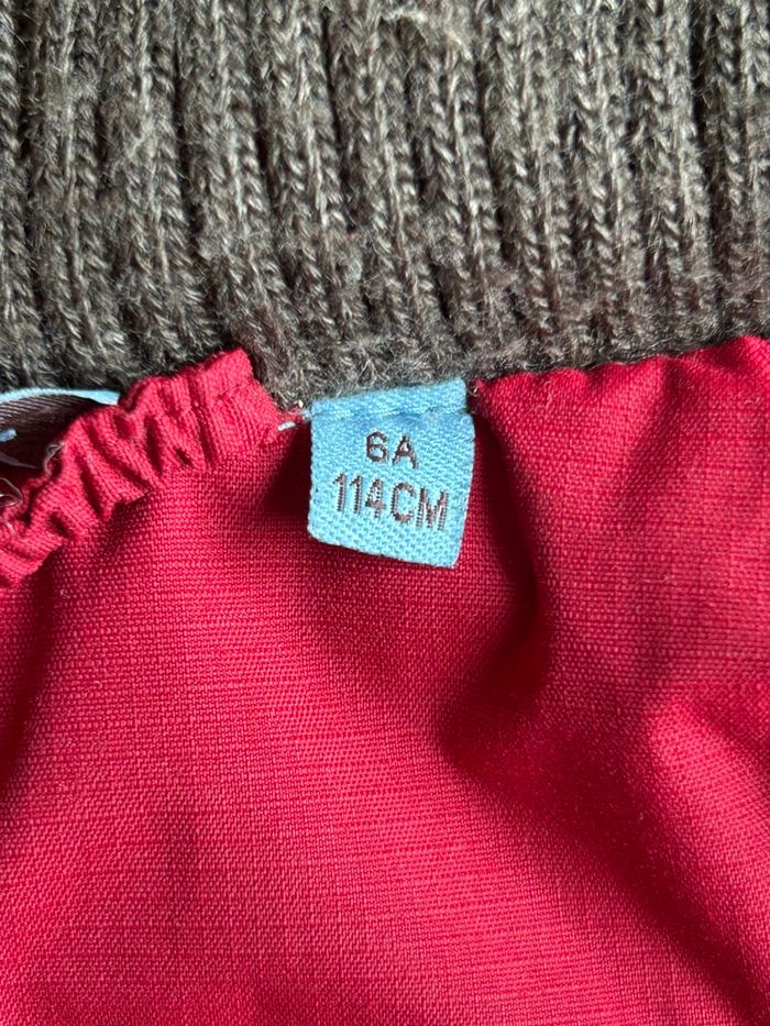 Doudoune enfant 6 ans rouge – capuche, chaude, mixte - photo numéro 5