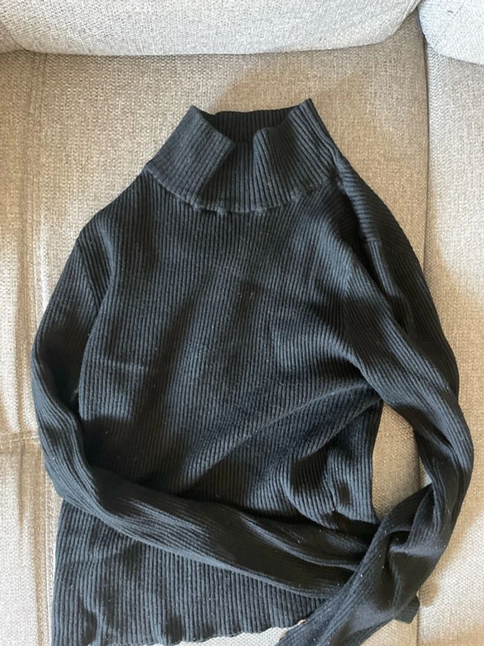 Pull à manches longues noir - photo numéro 4