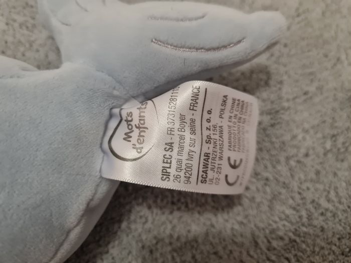 Hochet peluche baleine bleue - Naissance - photo numéro 3