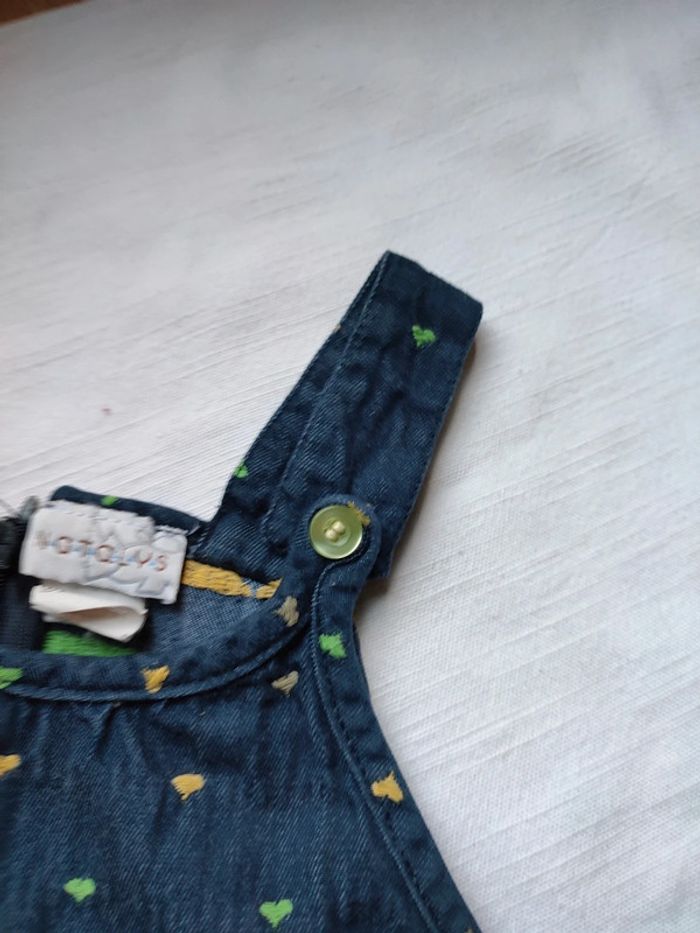 Robe salopette en jean 6 ans - photo numéro 5
