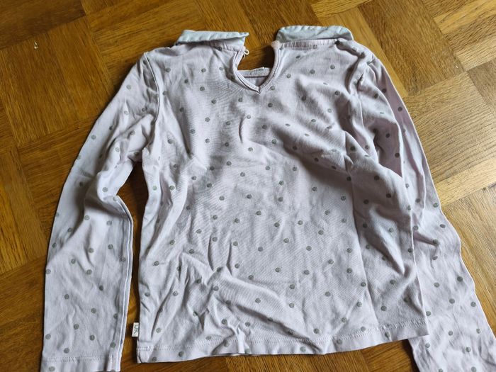 Lot de 3 tee-shirts 4 ans manches longues fille Miraculous col Okaïdi Kiabi fee - photo numéro 4