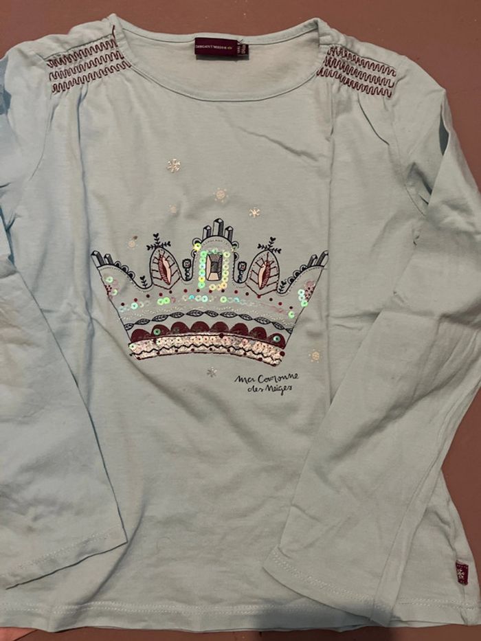 Lot 2 tee shirts fille 8 ans sergent Major - photo numéro 3