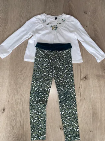 Ensemble tee shirt manches longues legging Sergent Major