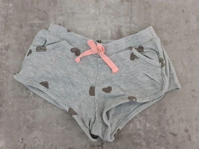 Short coton gris vertbaudet 4 ans fille