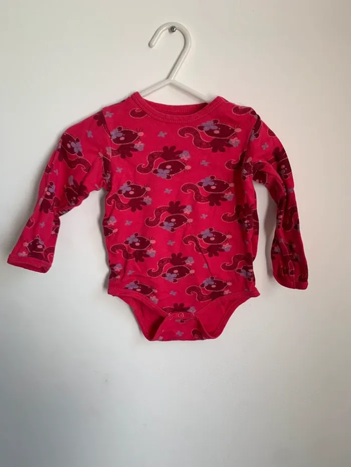 Body bébé rose – Care – 9 mois - photo numéro 2