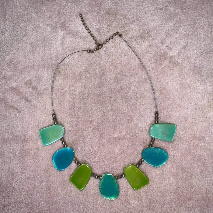 Collier estival 🟢🔵 - photo numéro 4