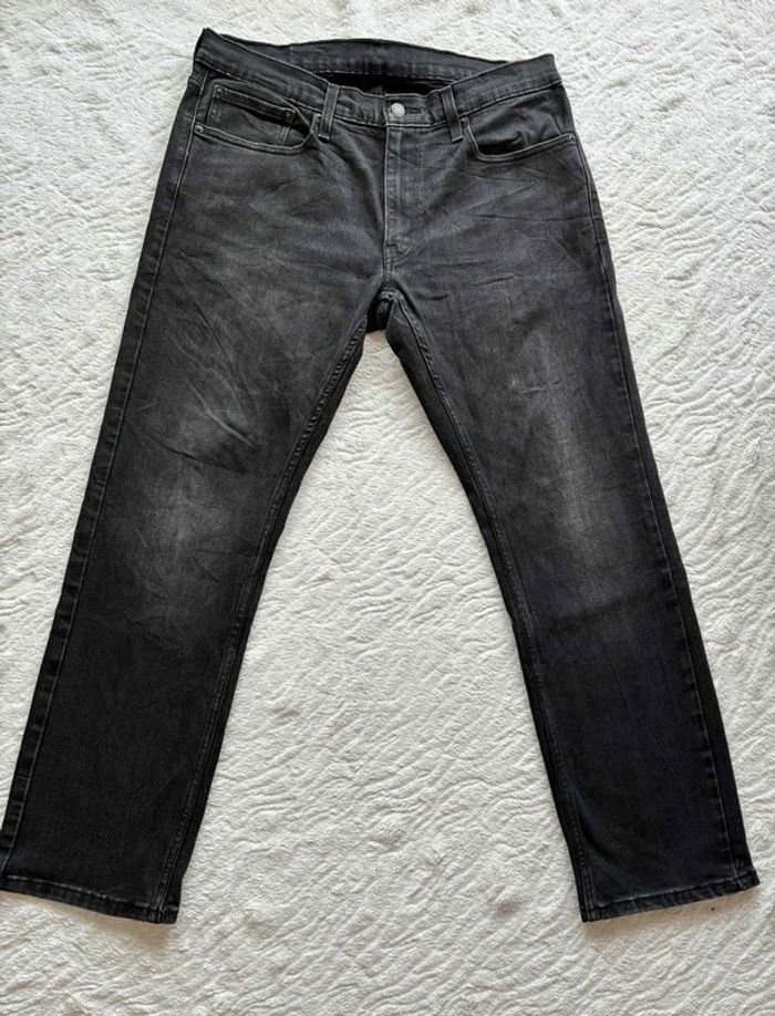 Jean Levi’s 559 homme XL/46 L30 coupe regular straight droit gris anthracite noir 00s y2k vintage - photo numéro 4