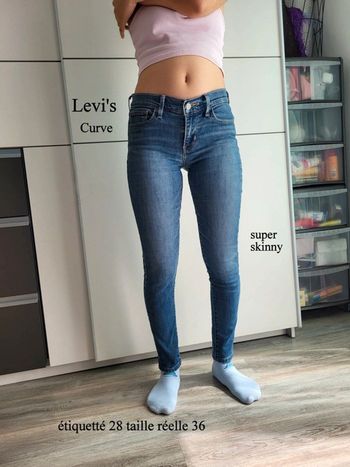 Jean levi's curve super skinny taille 36