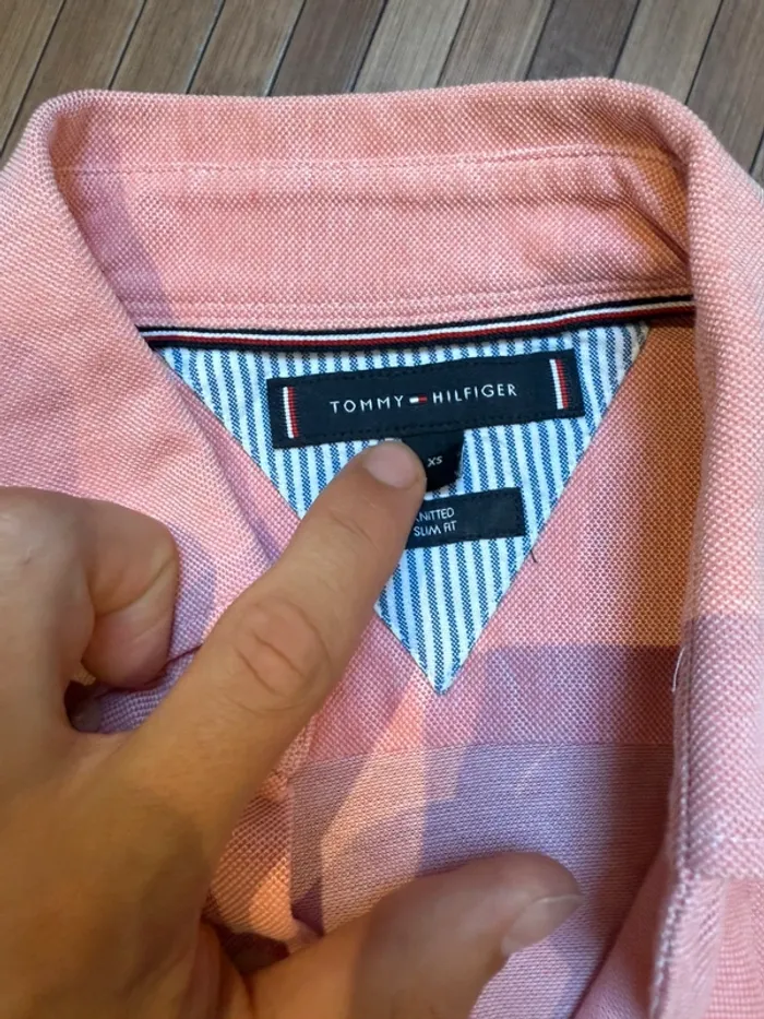 Chemise Tommy rose XS - photo numéro 3