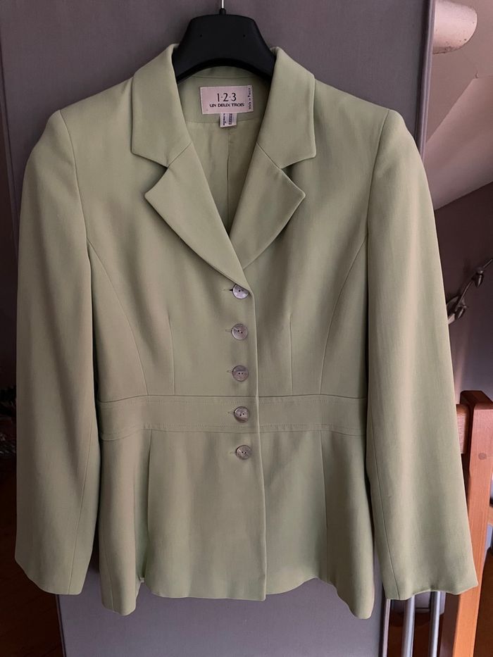 Veste tailleur -blaser vert anis