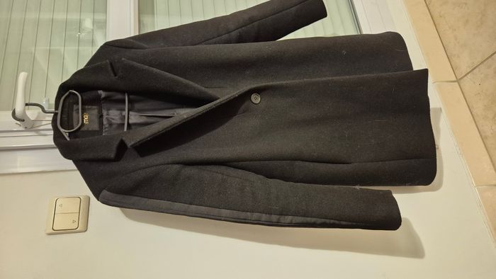 Manteau Maje laine noire - photo numéro 9