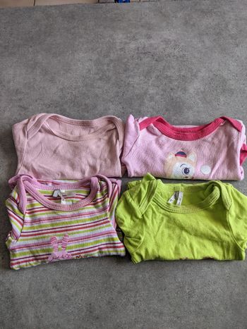 Lot de 4 bodies manche longues