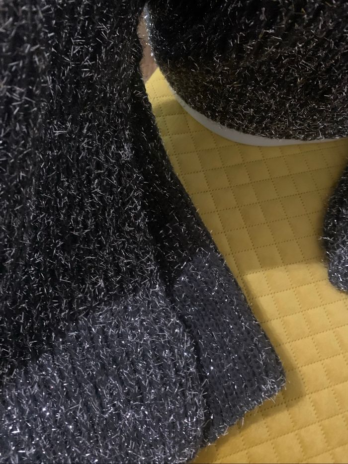 Pull gris foncé  foncé brillant New collection taille unique 36-42 - photo numéro 4