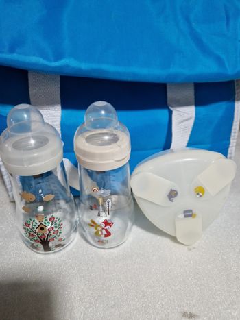 Biberons Mam en verre 260ml