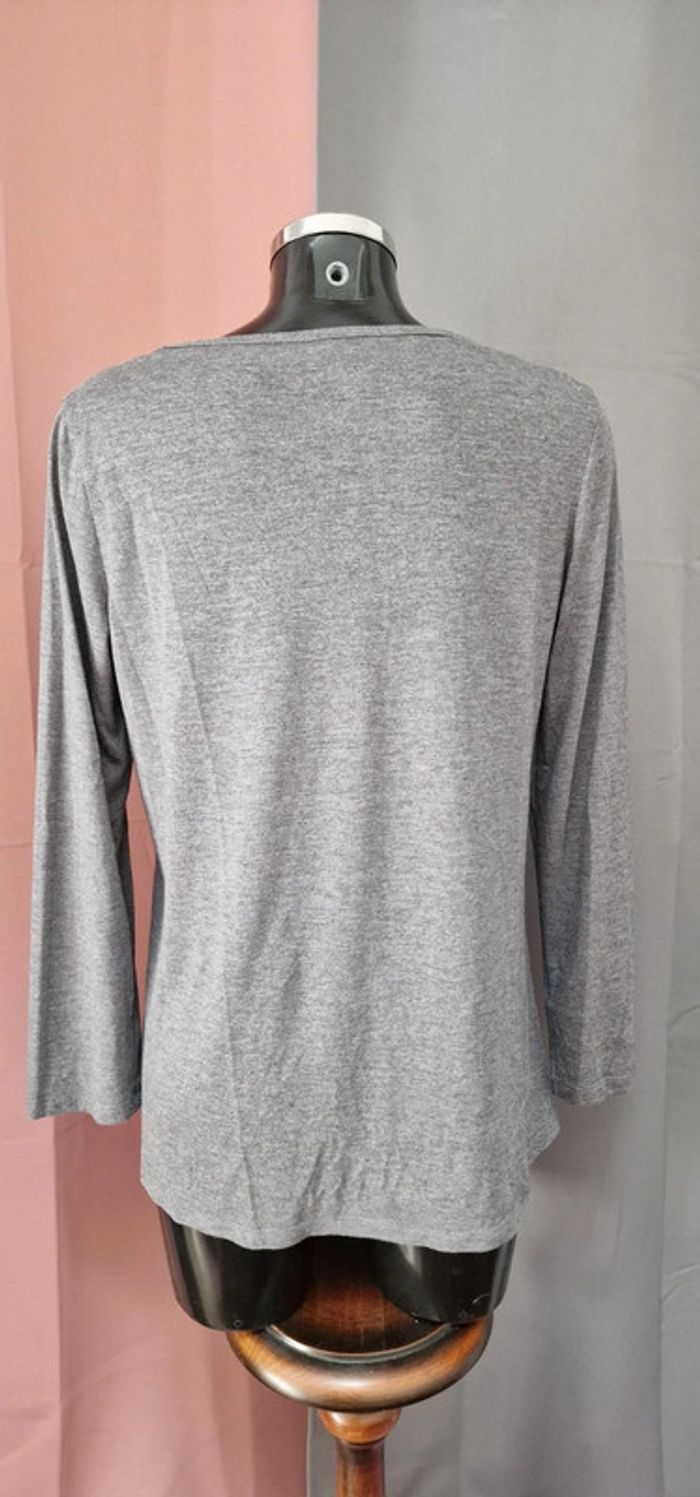 Pull léger gris - photo numéro 2