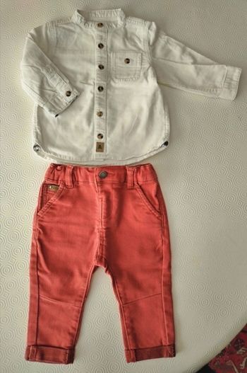 Tenue Lulu castagnette taille 6 mois