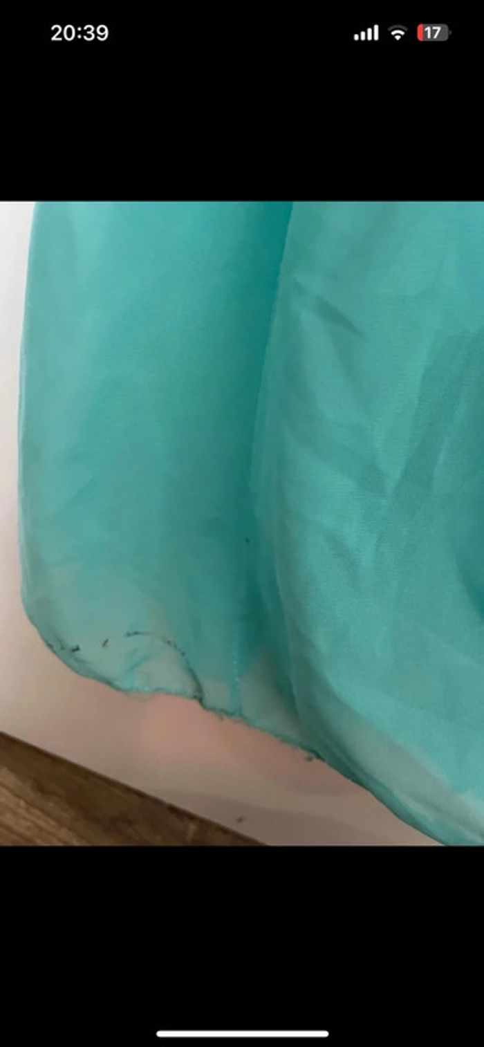 Robe longue turquoise - photo numéro 3
