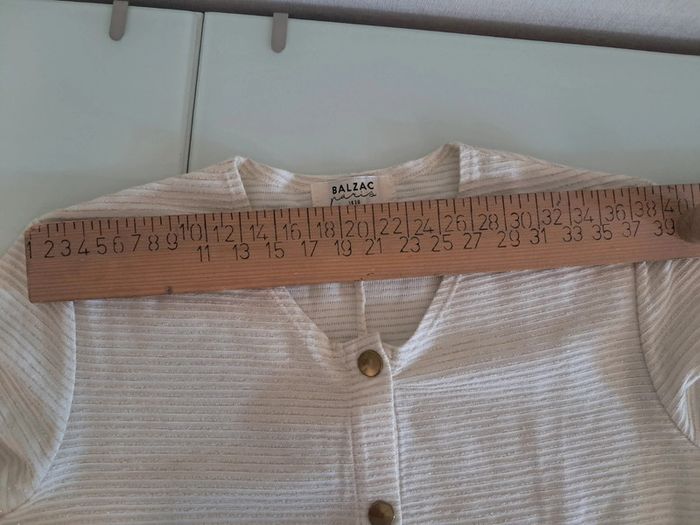 Balzac haut pull blouse gilet T 36/38 - photo numéro 13