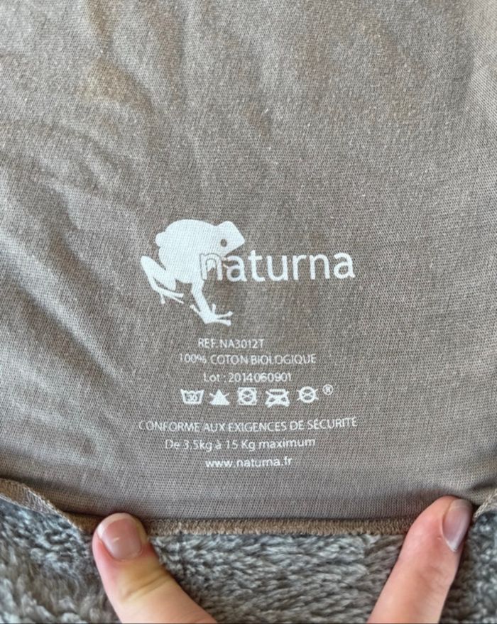 Écharpe de portage Naturna taupe - photo numéro 4