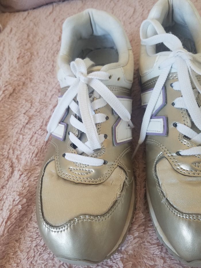 Baskets New Balance 574 t 37 bon état - photo numéro 7