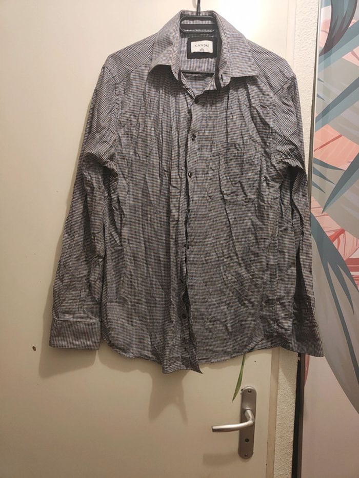 Jolie chemise vichy homme M - photo numéro 4