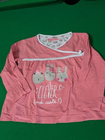 Tee shirt fille manches longues 3 ans