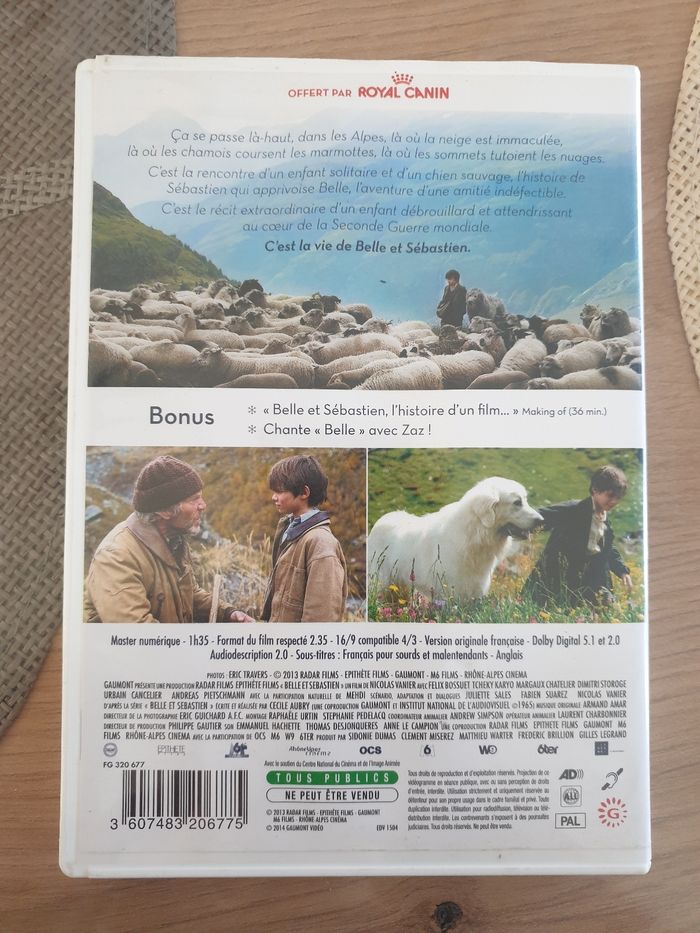 DVD la belle et Sébastien - photo numéro 2