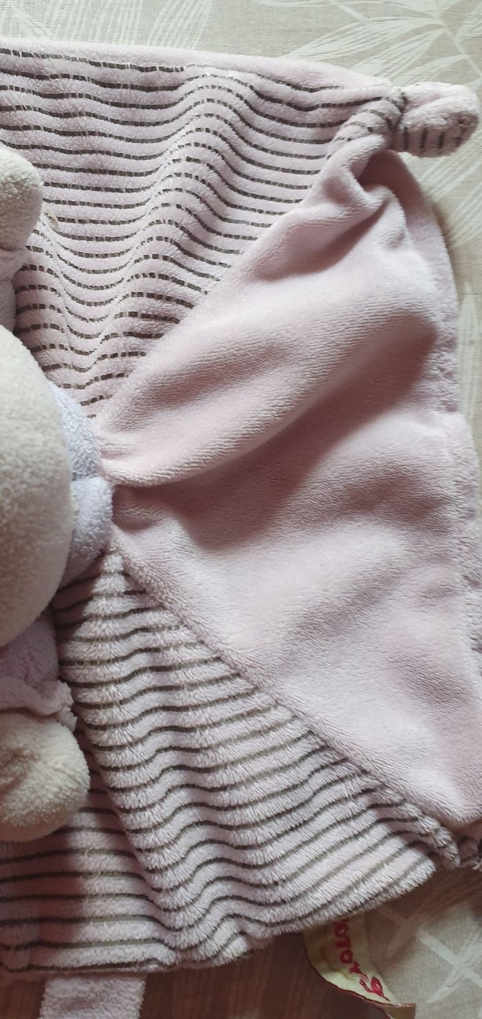 Doudou lapin rose - photo numéro 5