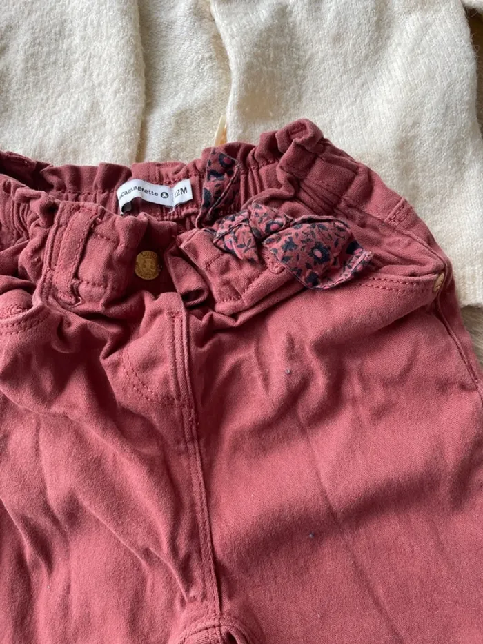 Ensemble 3 pièces pantalon t shirt gilet - photo numéro 3