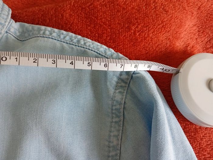 Promod - Robe chemise fluide taille 38 | bleu clair - printemps été - photo numéro 5