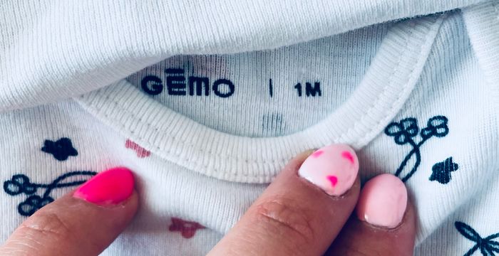 lot de 5 body manche courte « Gemo » taille 1 mois. - photo numéro 4