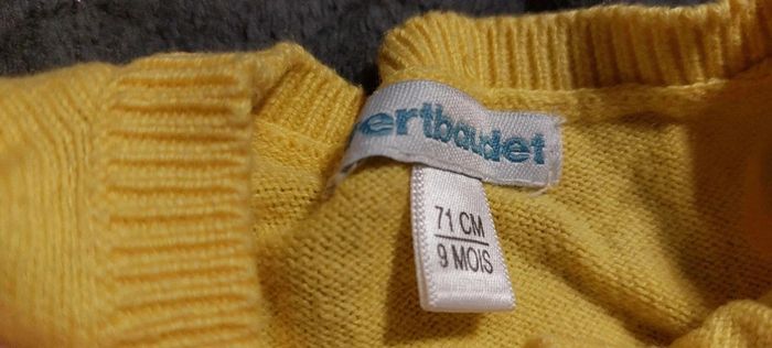 Gilet bébé 9 mois Vertbaudet - photo numéro 2