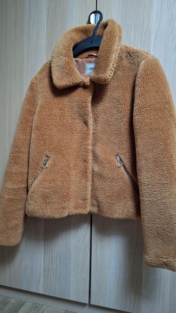 Blouson fourrure teddy 