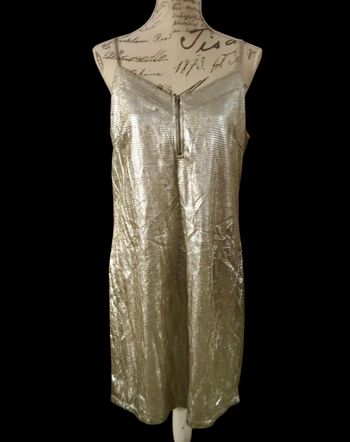 Robe de soirée argentée