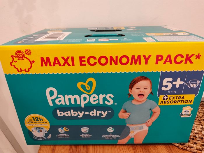 Paquet couche Pampers baby dry taille 5+