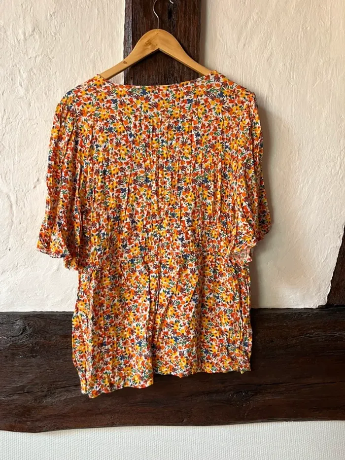 Blouse fleurie et colorée RIU – T.44 - photo numéro 2