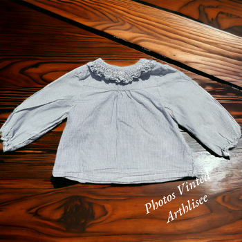 Blouse Cyrillus 12 mois TBE (4€)