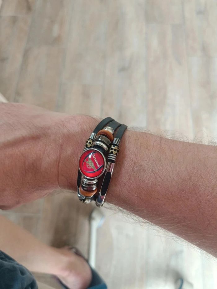 Bracelet 3 rangs gunners arsenal