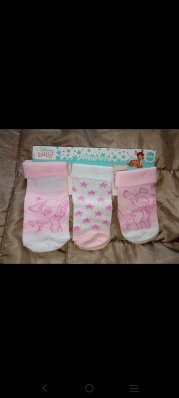 Socquette bambi taille 80 86